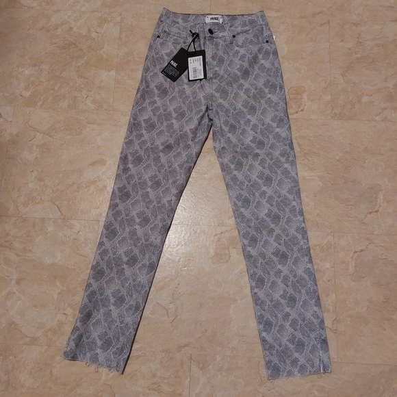 Paige  hoxton slim ouseam slit jeans bnwt size 26 - Picture 7 of 11